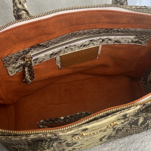 Taxidermy Python Mackie Tote Bag with Shoulder Strap - Picture 14 of 15